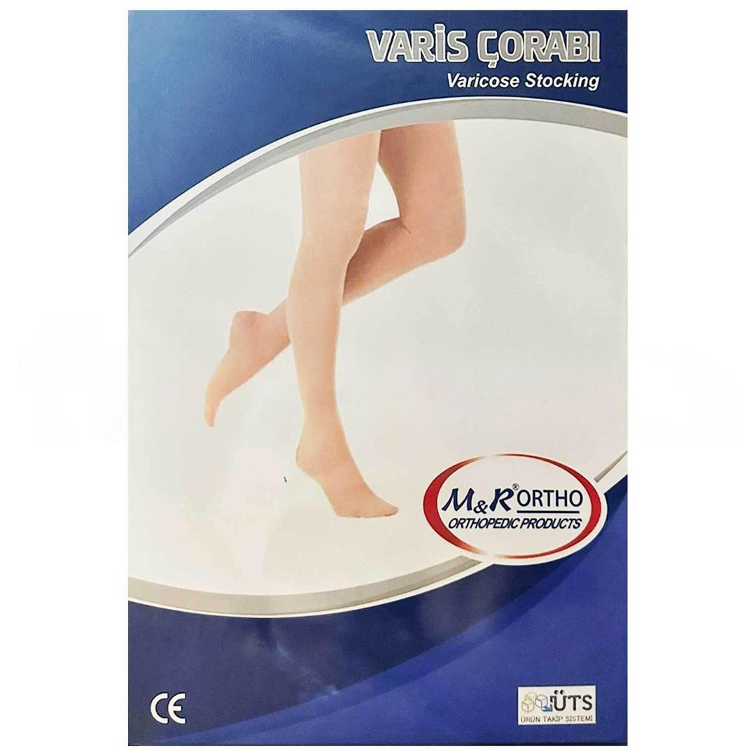 M&R Ortho CCL2 Külotlu Varis Çorabı Burnu Kapalı No: 1