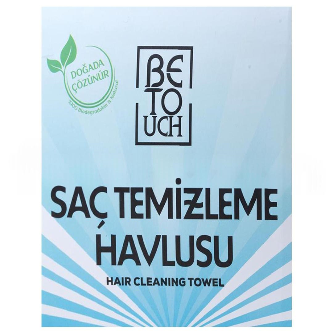 Be Touch Aloe Vera Keratin ve Kolajen İçerkli Saç Temizleme Havlusu 10 Adet