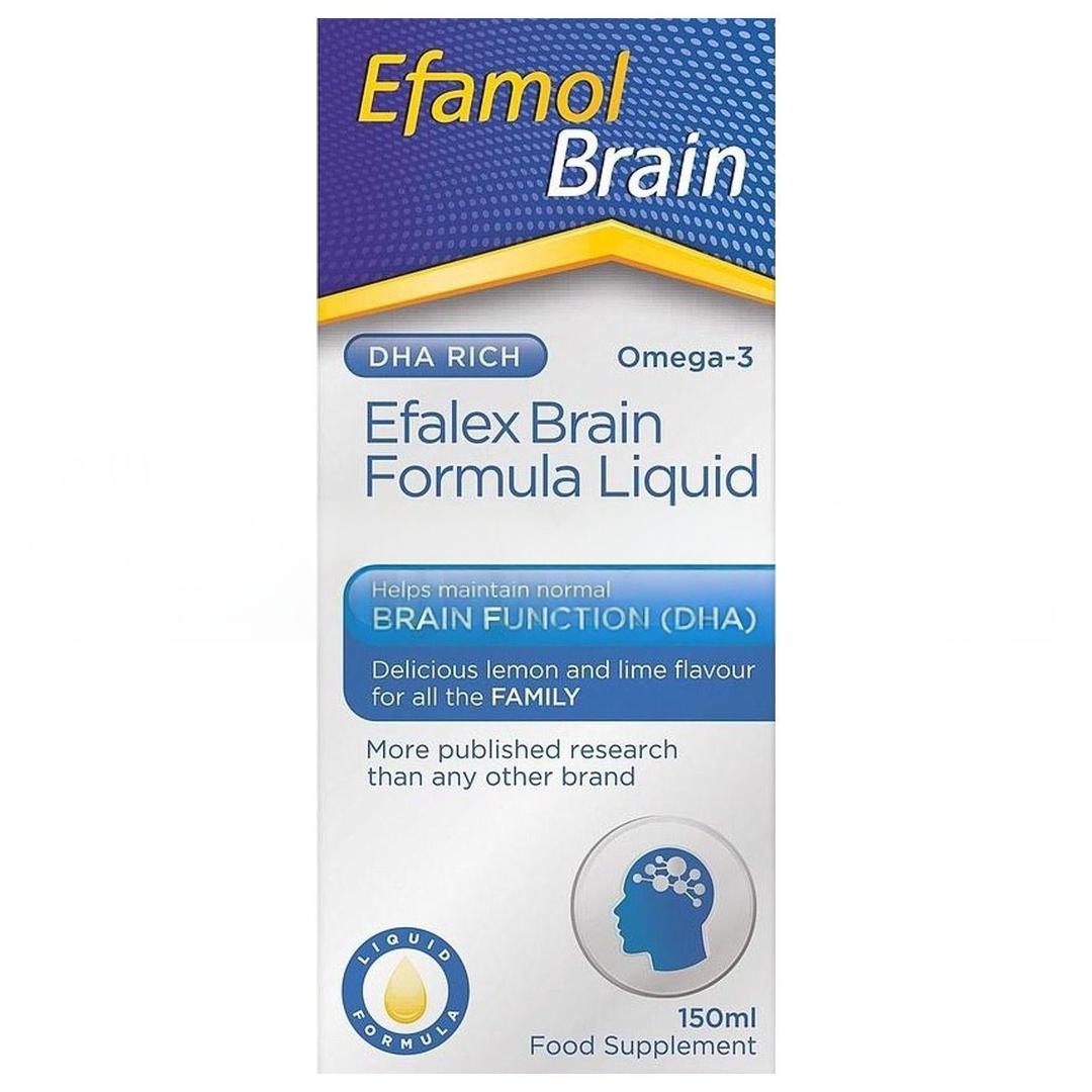 Efamol Efalex Omega 3 +6 Food Supplement Lemon & Lime Flavoured Liquid 150 ml - İthal