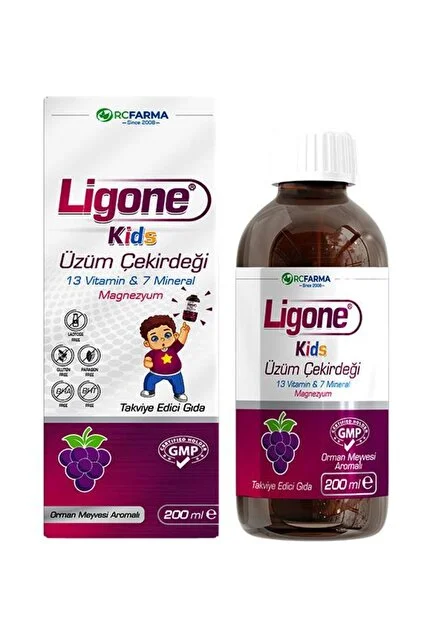 Ligone Kids Üzüm Çekirdeği Multivitamin 200 ml Şurup