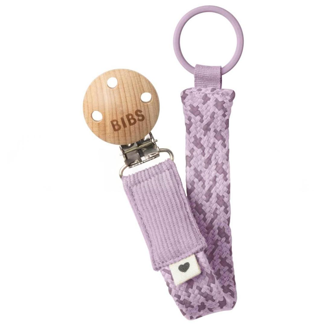 Bibs Paci Braid Emzik Askısı - Violet Sky/Mauve