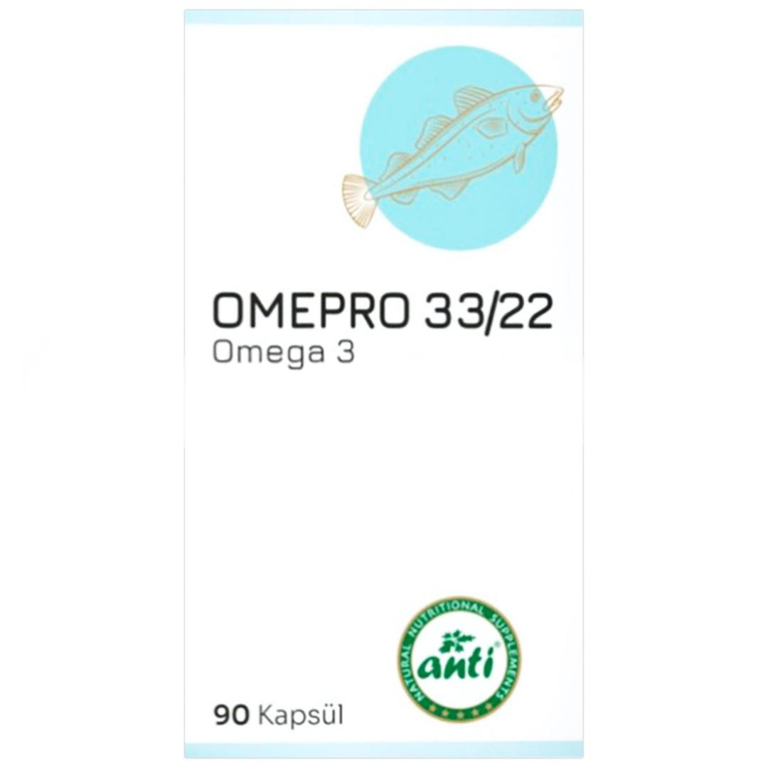 Omepro 3322 Omega-3 90 Kapsül