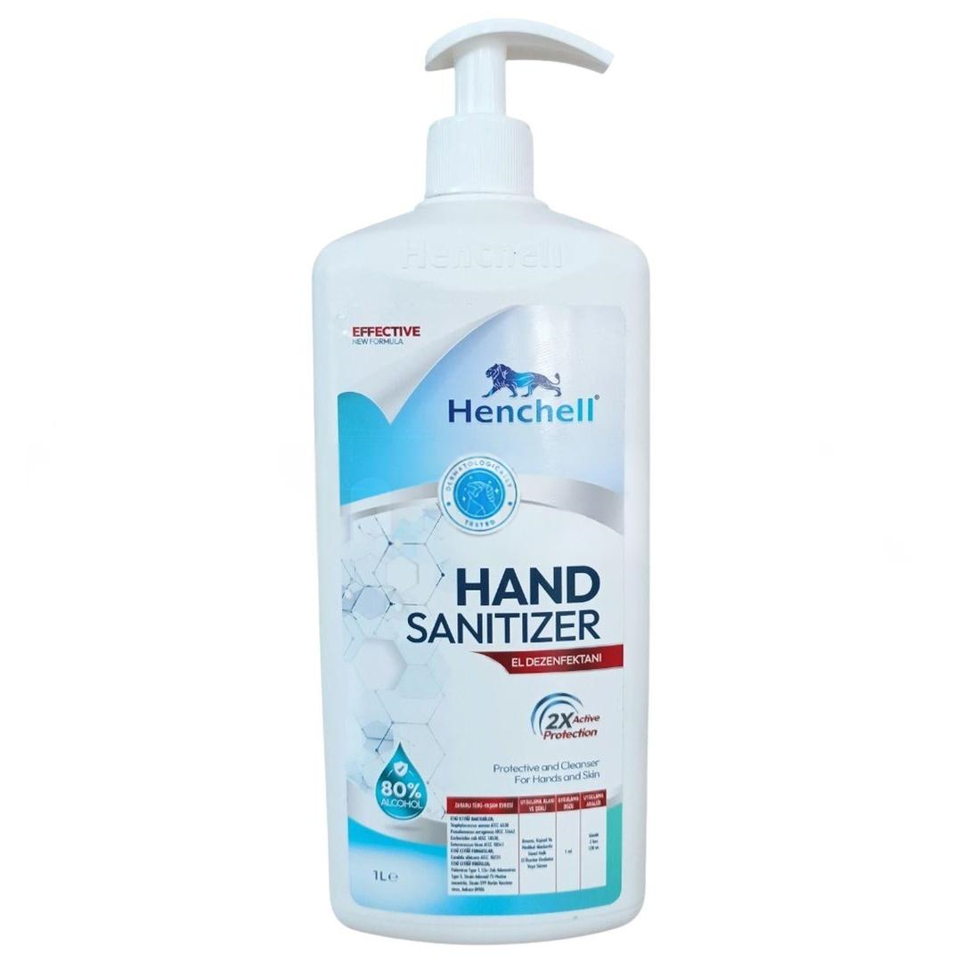 Henchell El Dezenfektanı Pompalı 1 lt - 12 Adet
