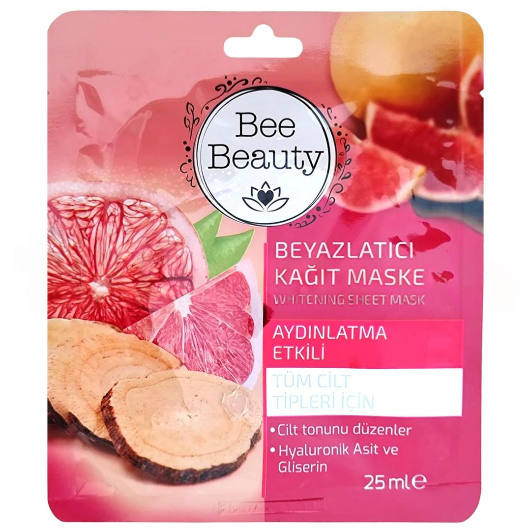 Bee Beauty Tüm Ciltler Beyazlatıcı Kağıt Maske 25 ml