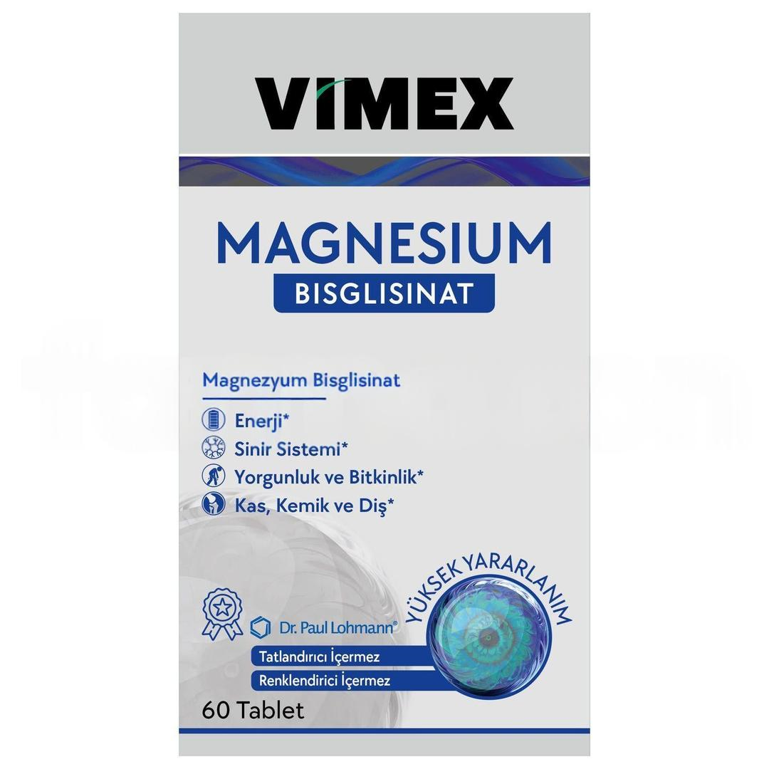 Vimex Magnezyum Bisglisinat 60 Tablet