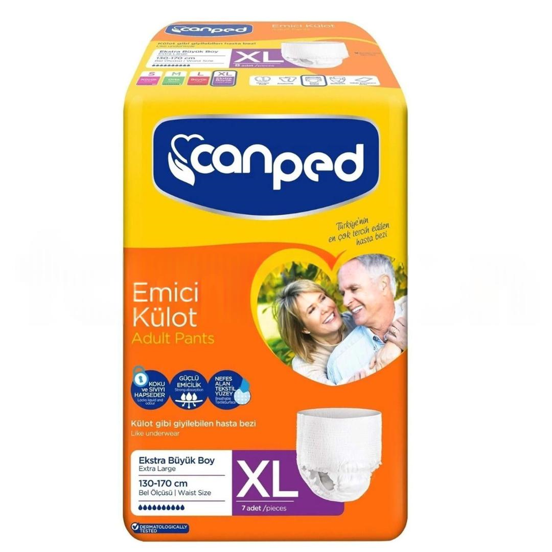 Canped Emici Külot Bez xLarge 7'li