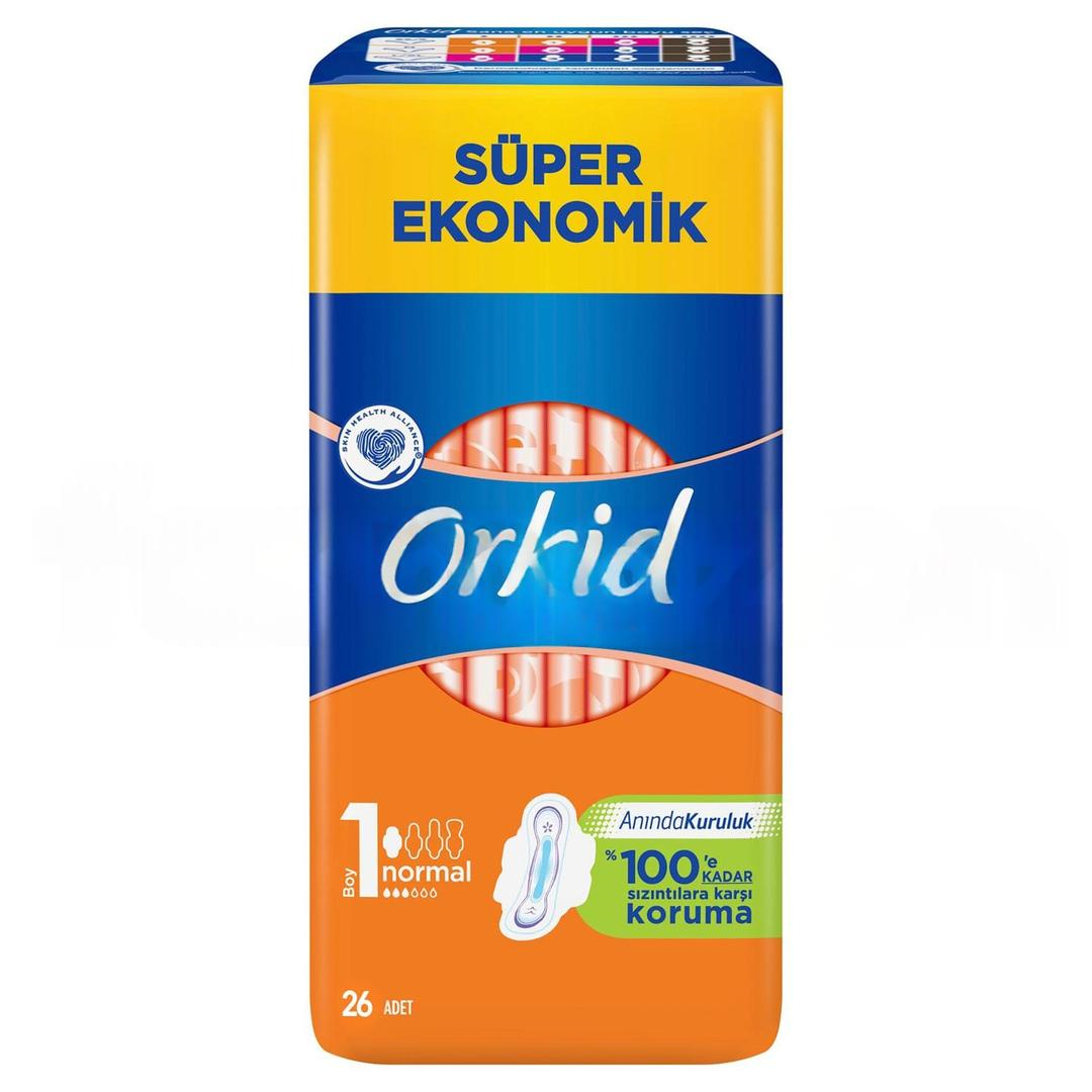 Orkid Ultra Hijyenik Ped Extra Yeşil Normal 4'lü 26'lı