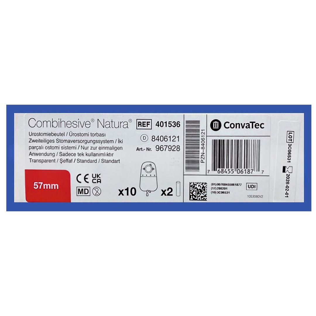 Convatec 401536 Ürostomi Torbası Adaptör için 57 mm 10'lu - 1 Kutu