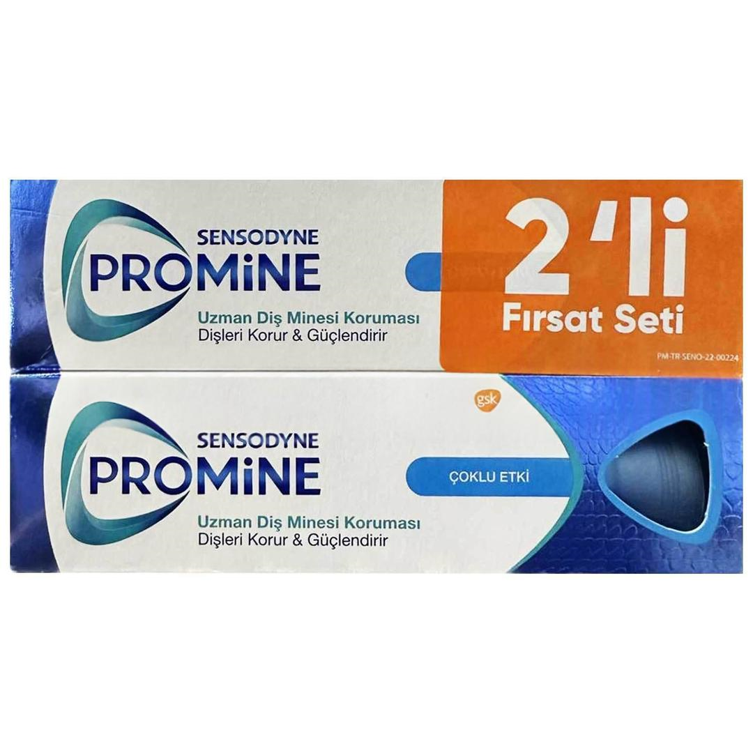 Sensodyne Diş Macunu Promine Çoklu Etki 75 ml 2'li