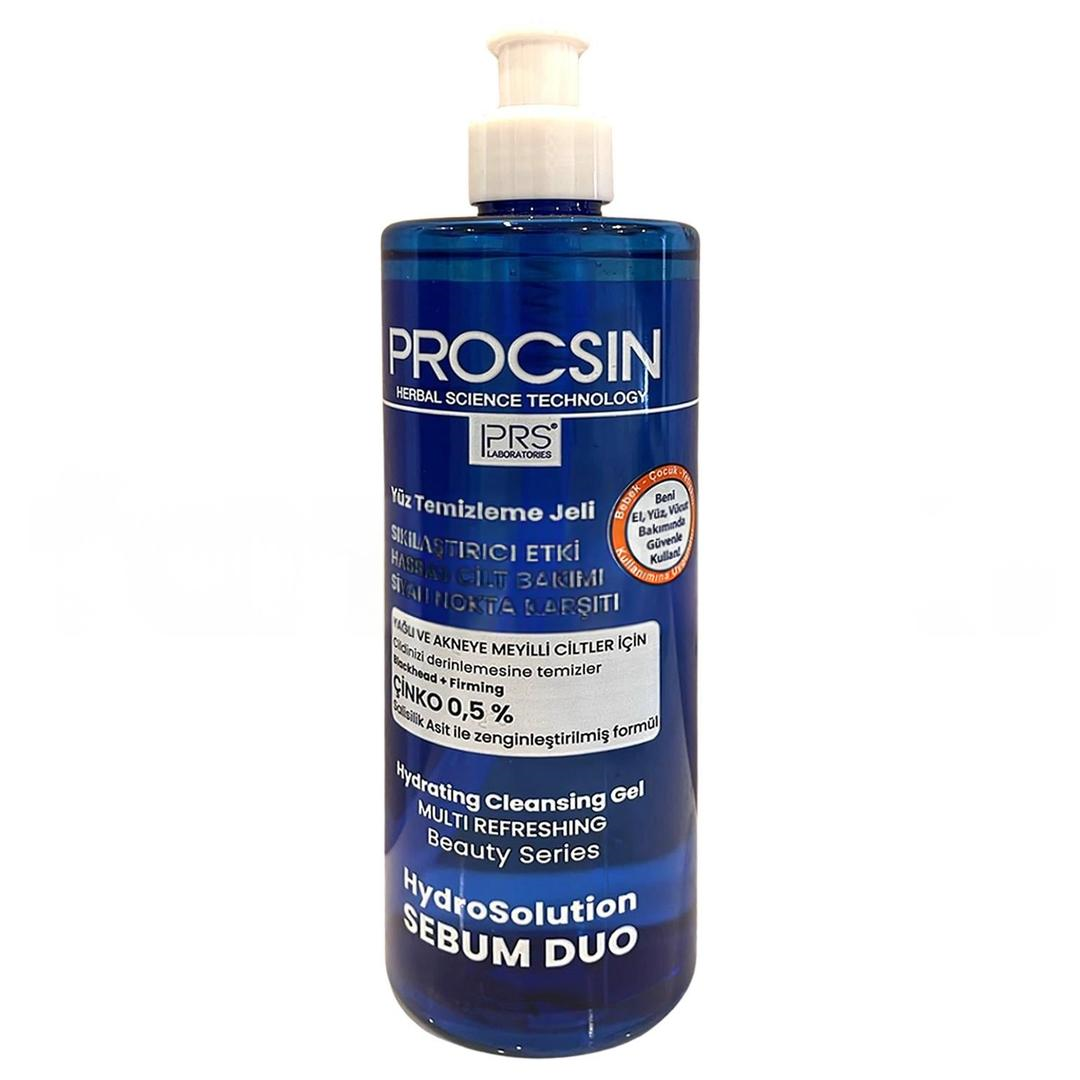 Procsin Hydrosolution Akne Karşıtı Yağ Dengeleyici Yüz Temizleme Jeli 400 ml