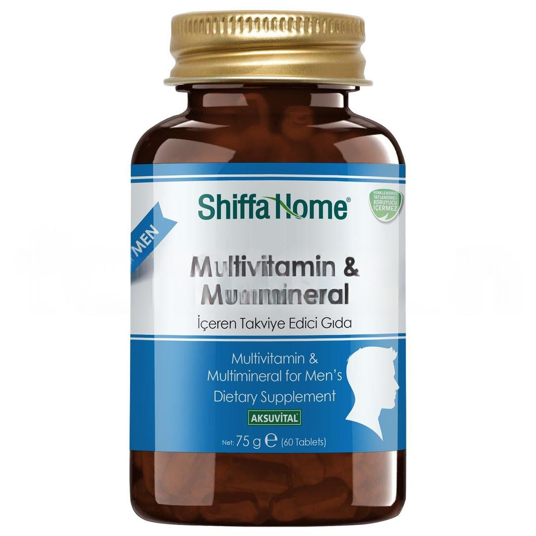 Shiffa Home Multivitamin Erkek 1260 mg 60 Tablet