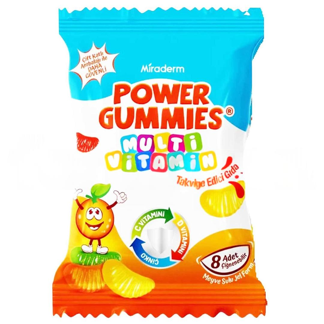 Miraderm Power Gummies Multivitamin 8 Çiğneme Jeli