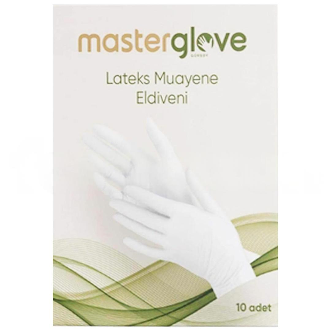 Masterglove Lateks Muayene Eldiveni Pudralı 10'lu