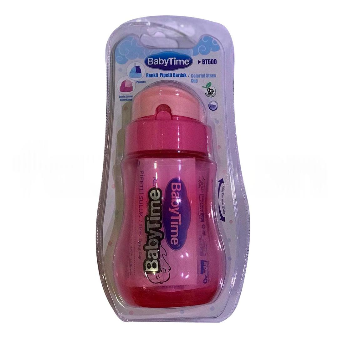 Baby Time BT500 Renkli Pipetli Bardak