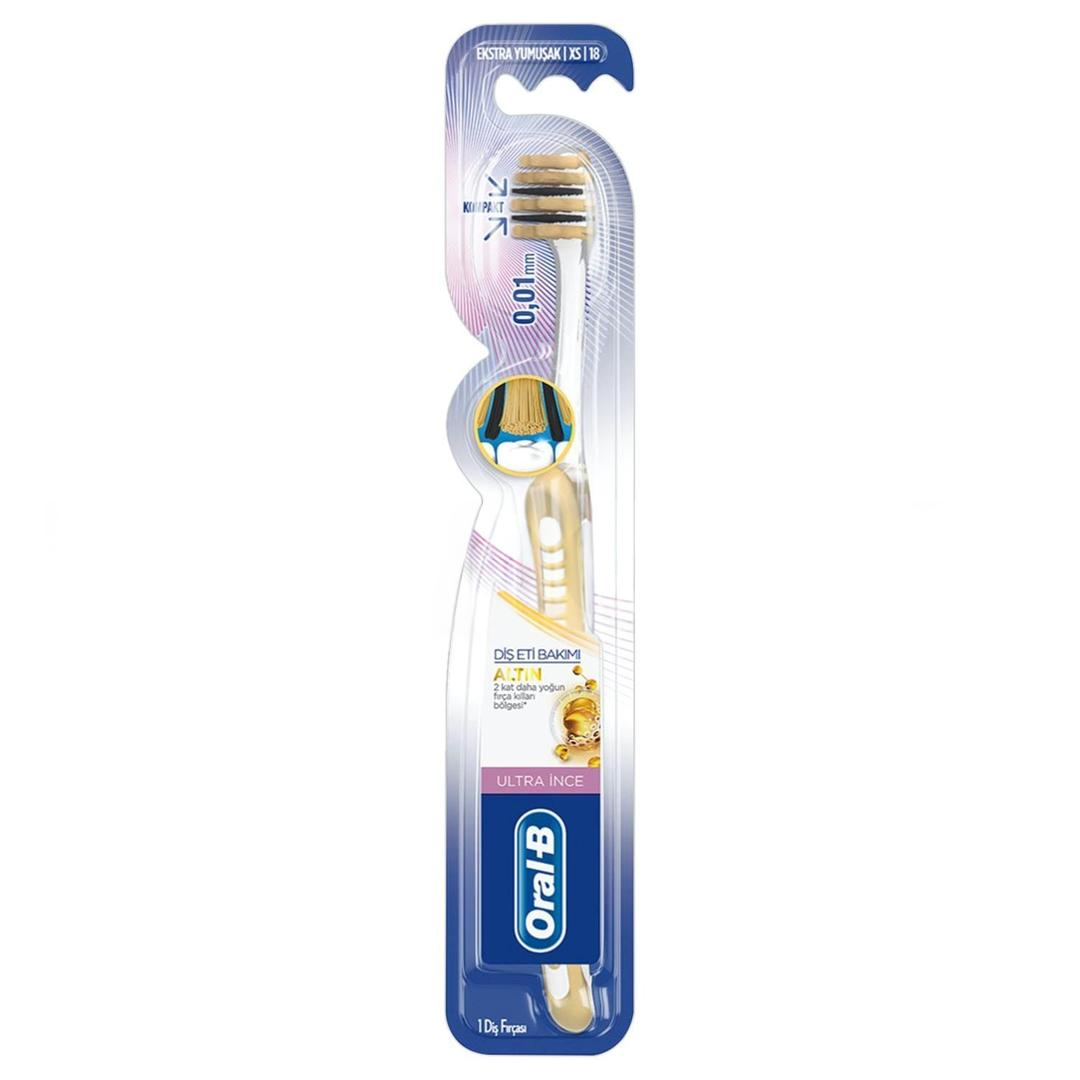 Oral-B Diş Fırçası XS18 Extra Yumuşak Diş Eti Bakımı Altın