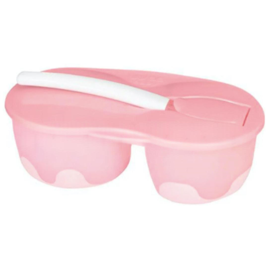 Wee Baby 886 2 Hazneli Mama Kabı Seti - Pembe