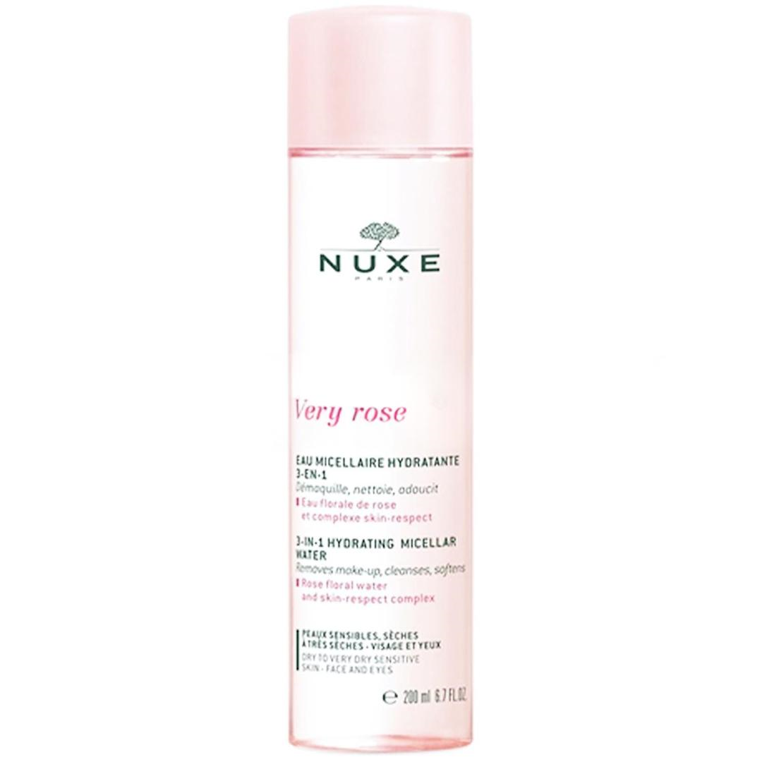 Nuxe Very Rose 3 in 1 Kuru Ciltler İçin Nemlendirici Temizleme Suyu 200 ml