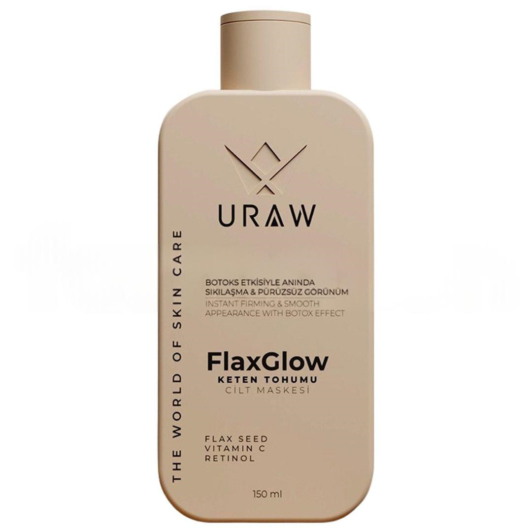 Uraw Keten Tohumlu Soyulabilir Maske Arındırıcı Sıkılaştırıcı ve Cilt Yenileyici Bakım 150 ml