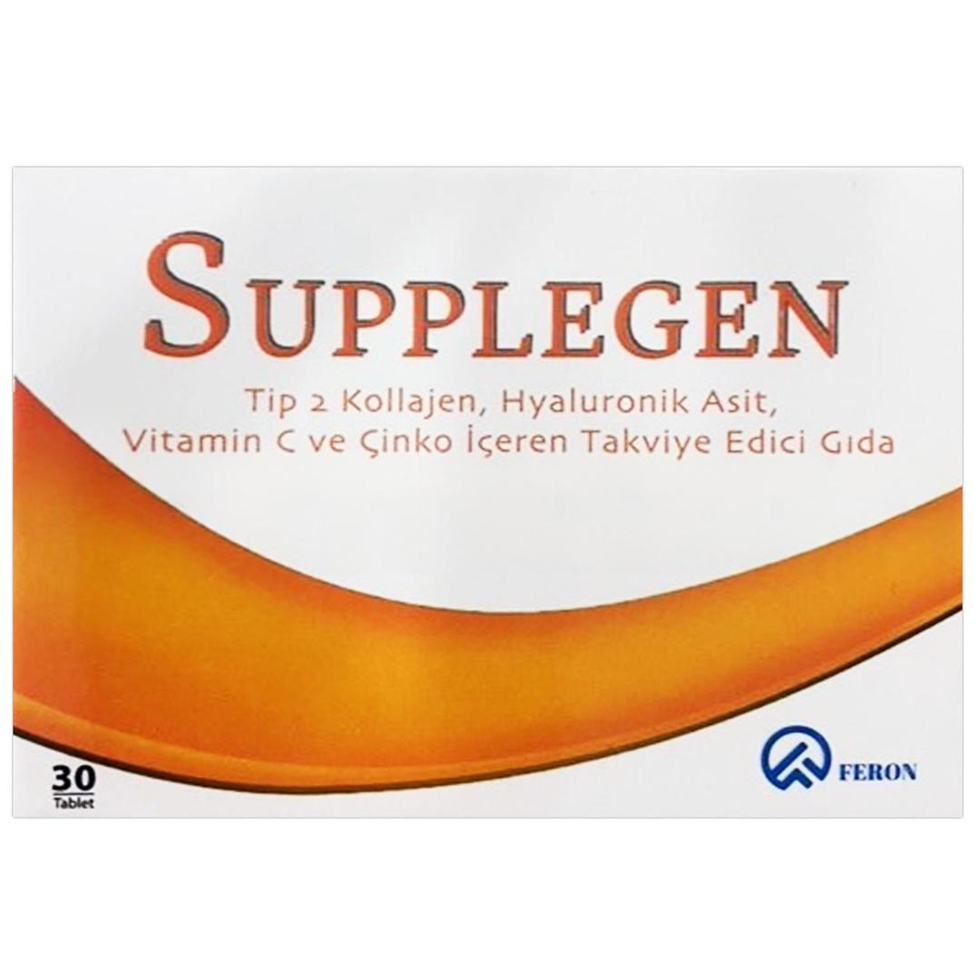 Supplegen Tip 2 Kollajen Hyaluronik Asit 30 Film Tablet