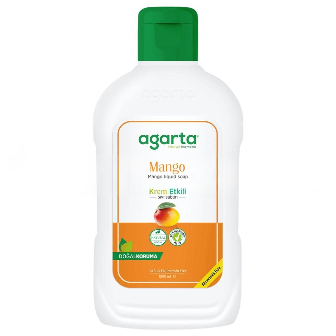 Agarta Doğal Sıvı Sabun Mango 1500 ml - Eski Ambalaj