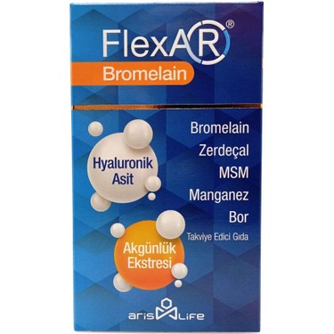 Aris Life Flexar Bromelain Zerdeçal 30 Tablet