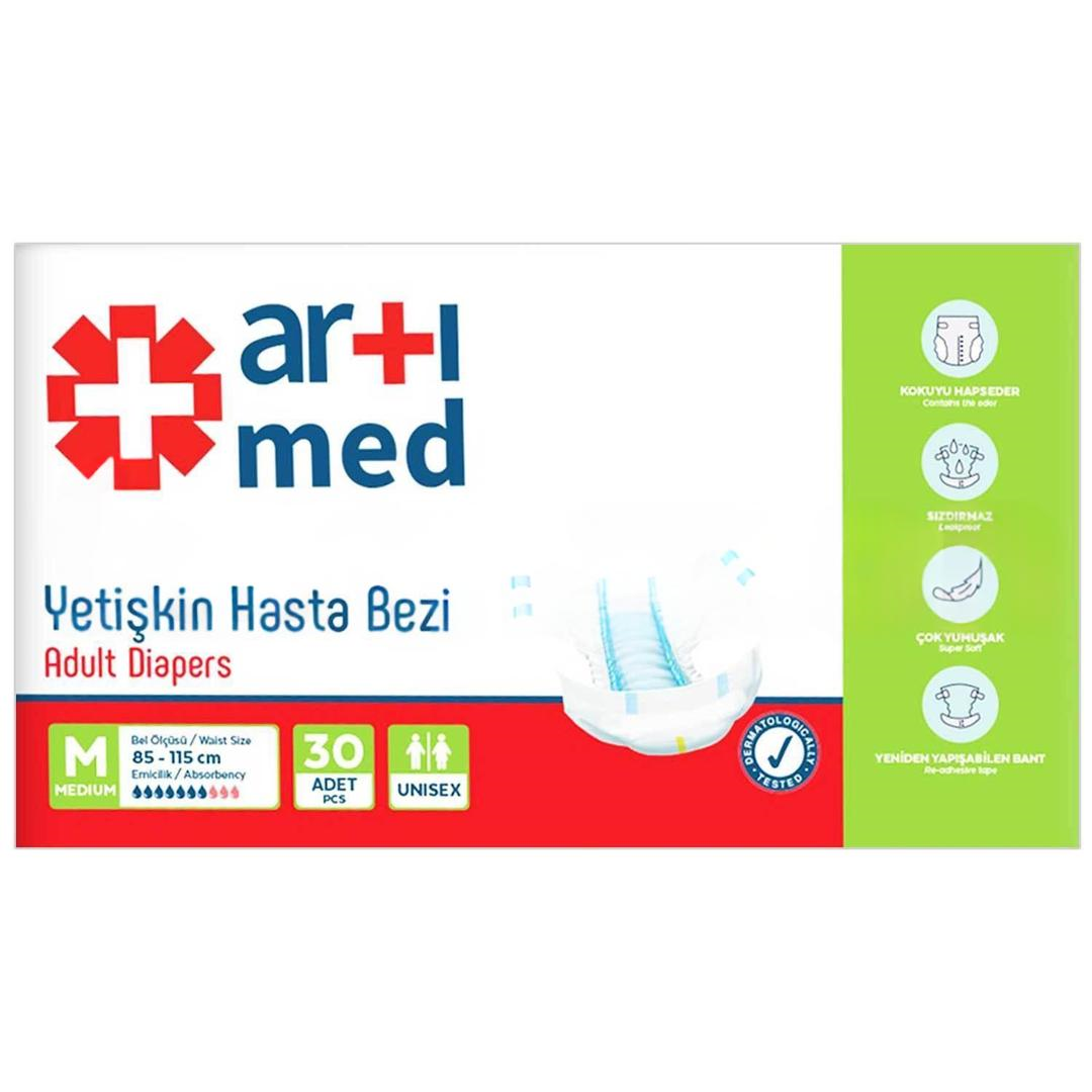 Artımed Hasta Bezi Yetişkin Medium 30'lu
