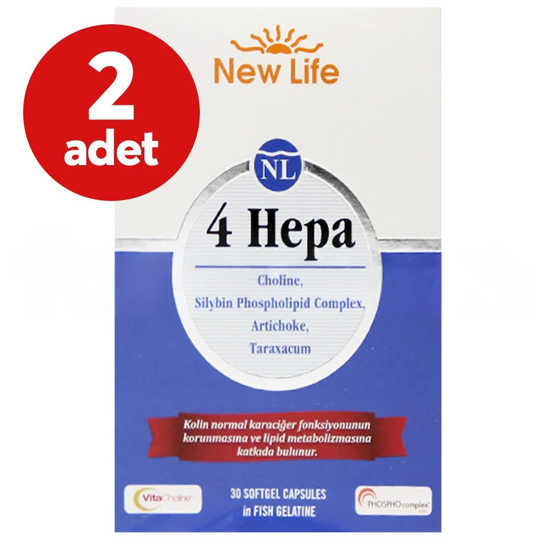 New Life 4 Hepa 30 Yumuşak Kapsül - 2 Adet