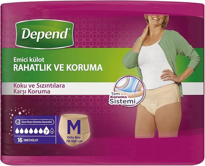 DEPEND EMC KLT EKO PKT ORTA KADIN 16 lı