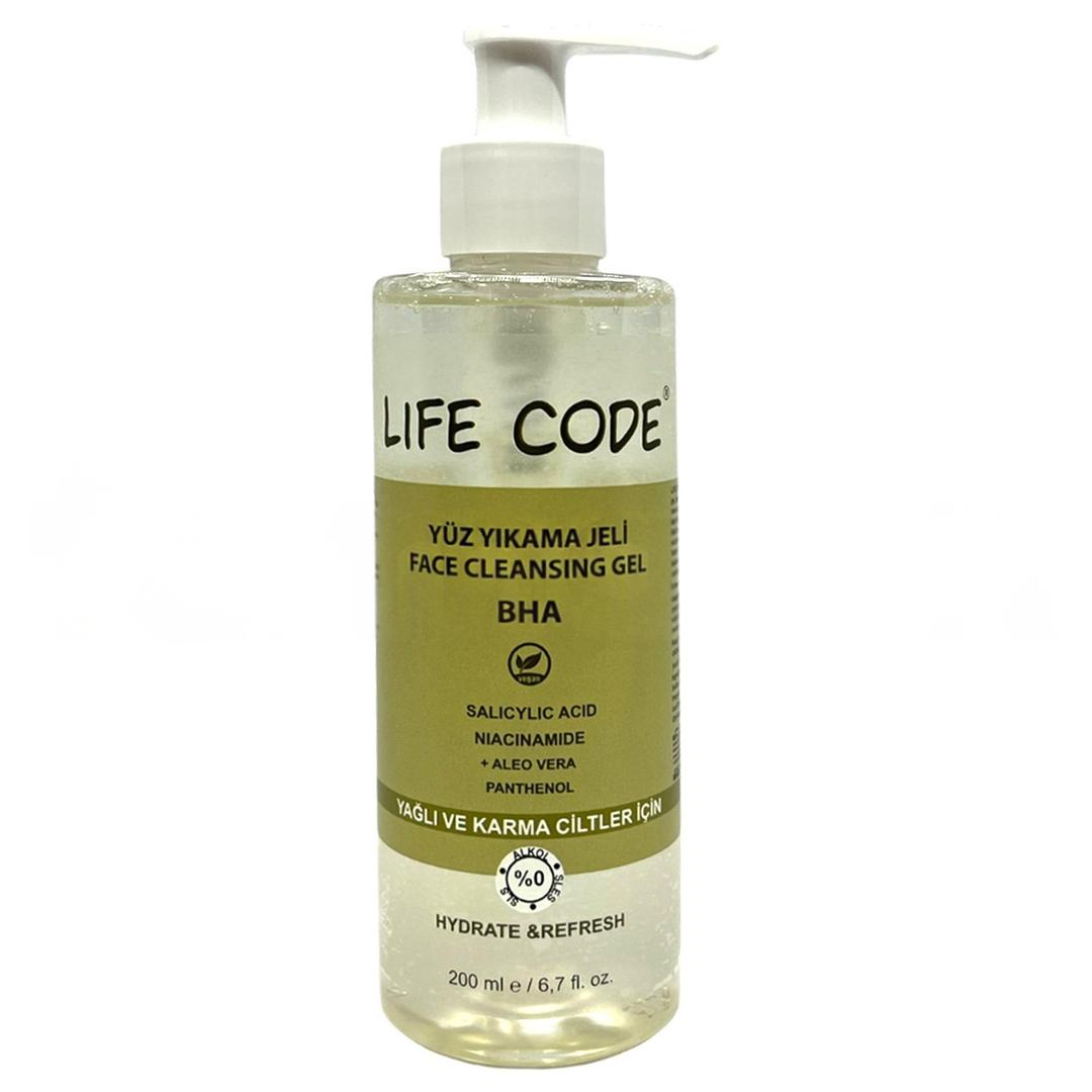 Life Code Yüz Yıkama Jeli Bha 200 ml
