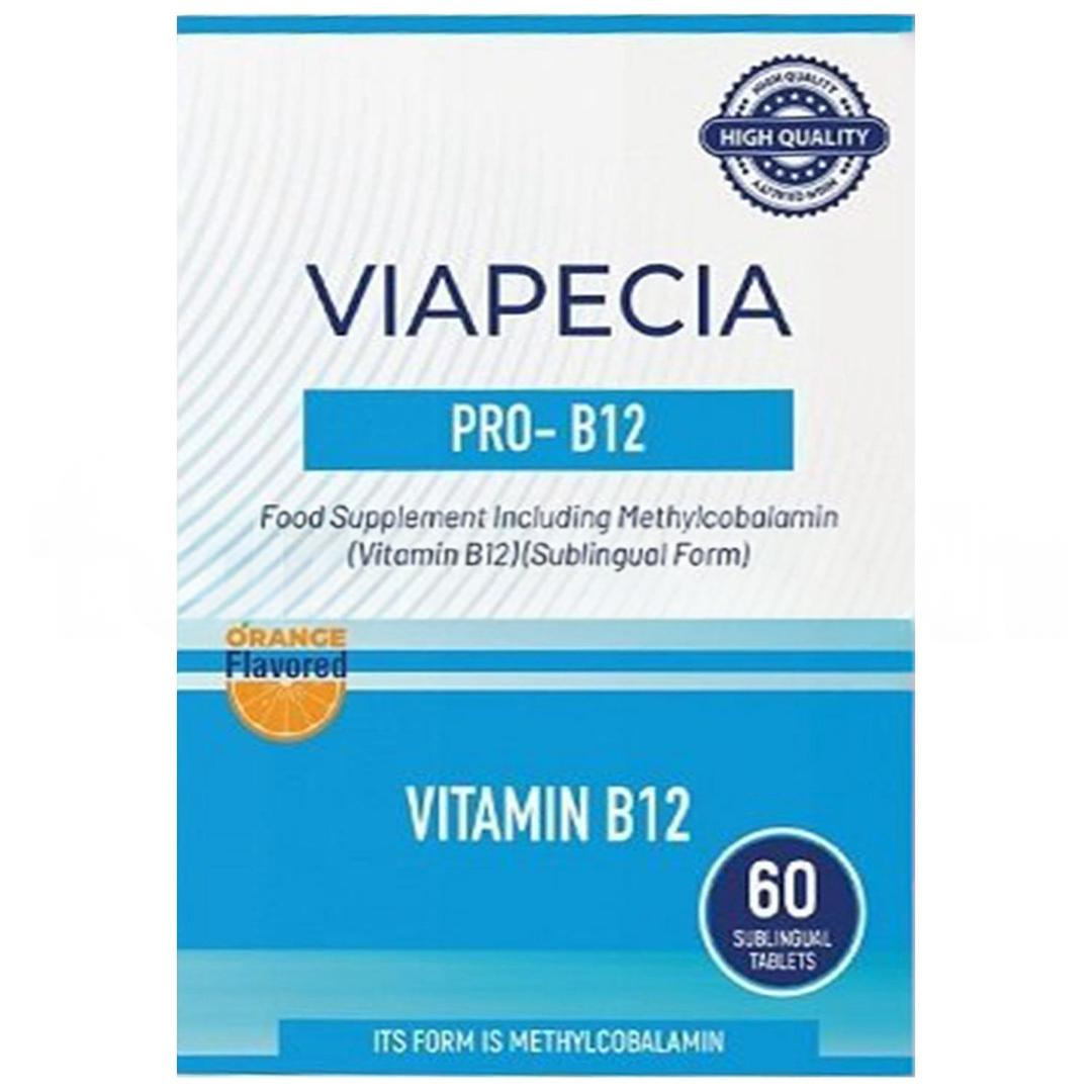 Viapecia Pro B12 Vitamin B12 Metilkobalamin 60 Tablet - Eski Ambalaj