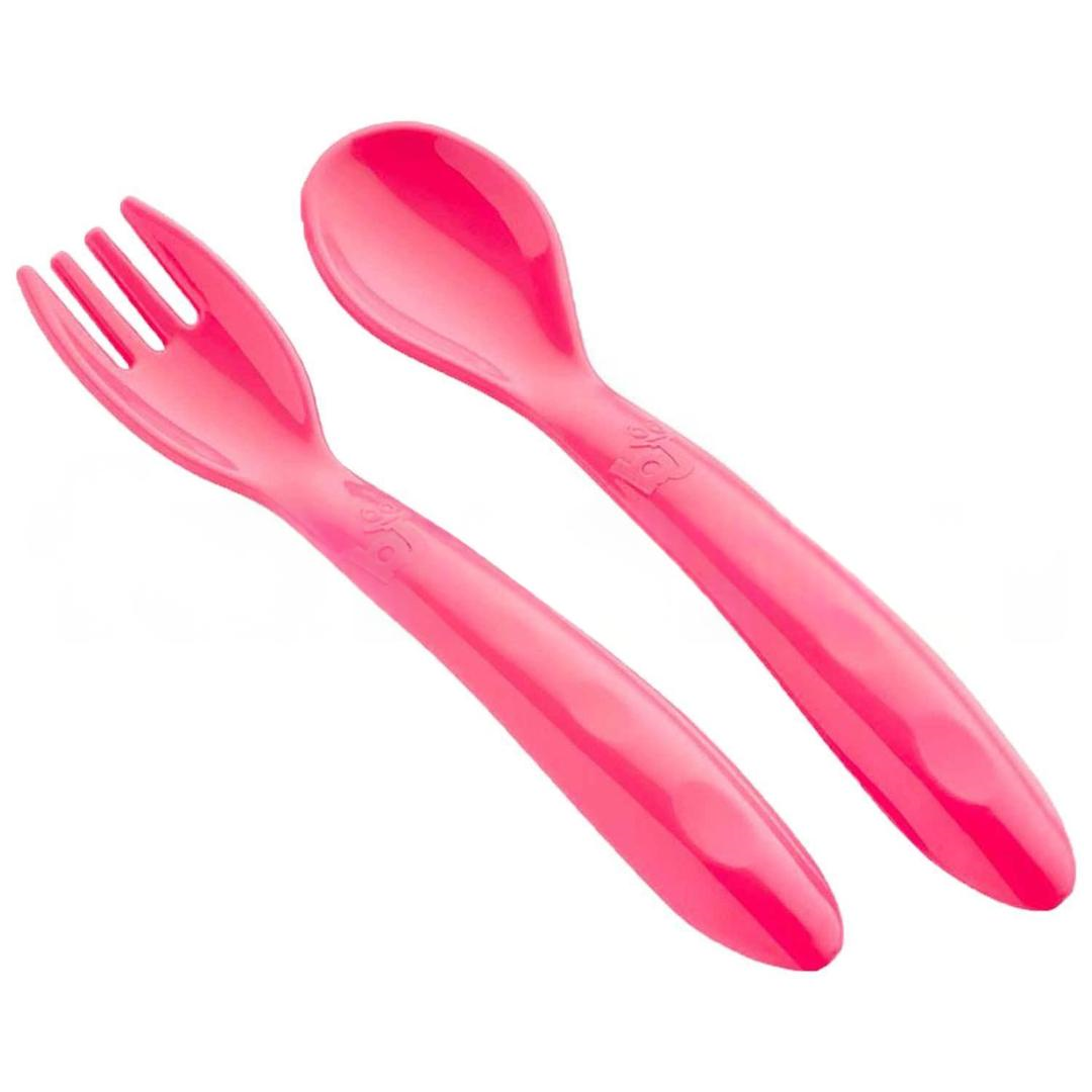 Babyjem Mama Kaşık Çatal Takımı Kırmızı