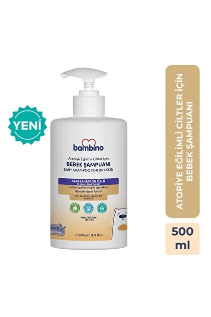 Bambino Bebek Şampuanı - Atopiye Eğilimli Ciltler 500 ml