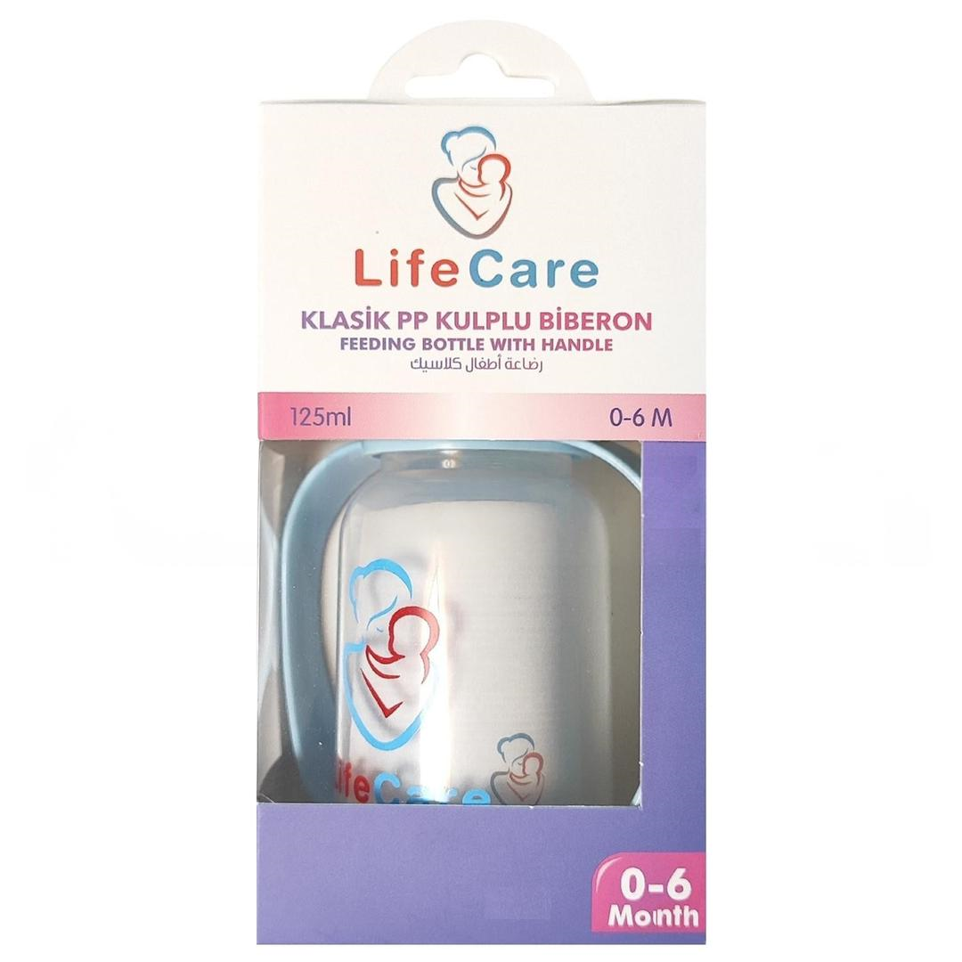 Life Care Kulplu Pp Biberon 125 ml Mavi