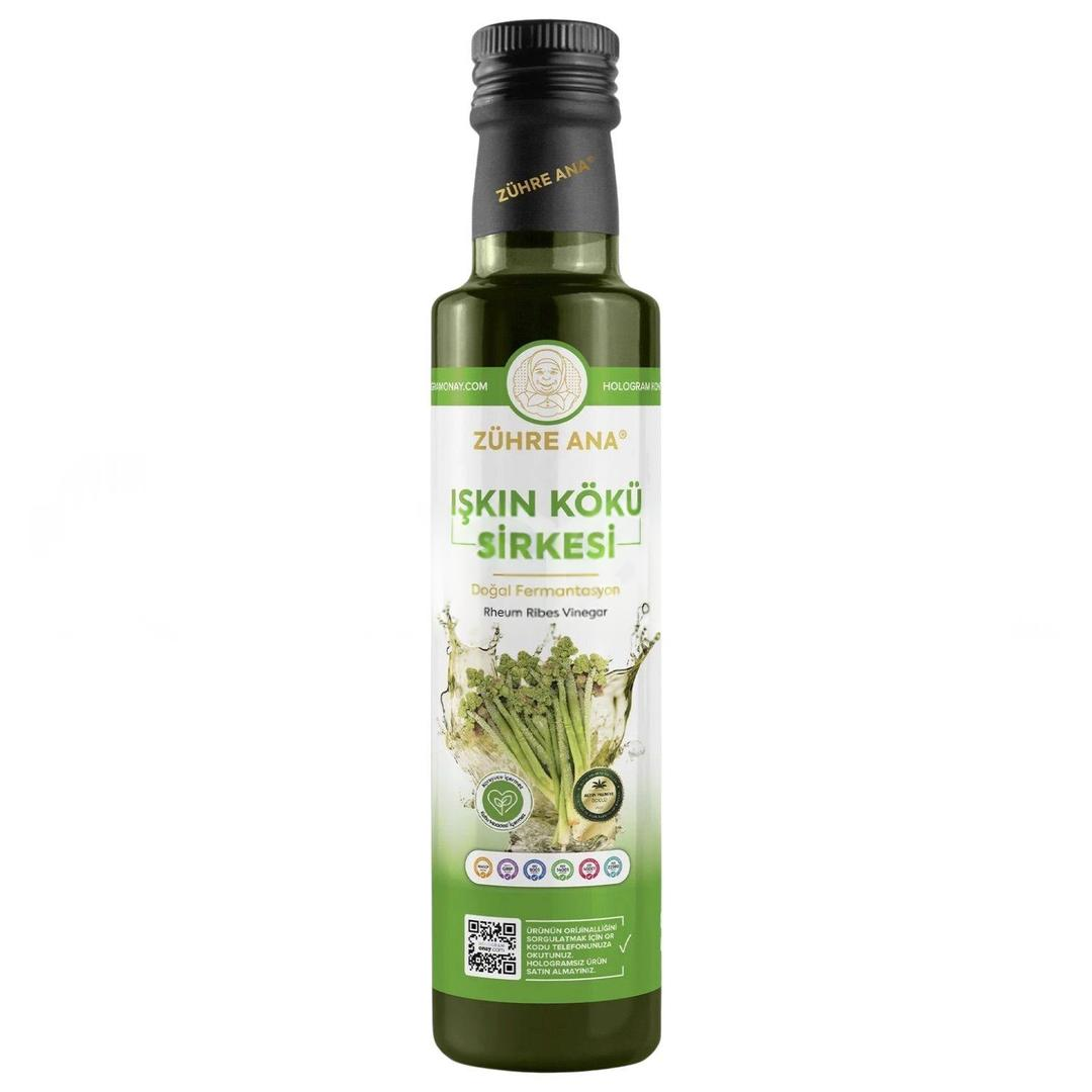 Zühre Ana Işkın Kökü Sirkesi Doğal Fermantasyon Rheum Ribes Vinegar 500 ml