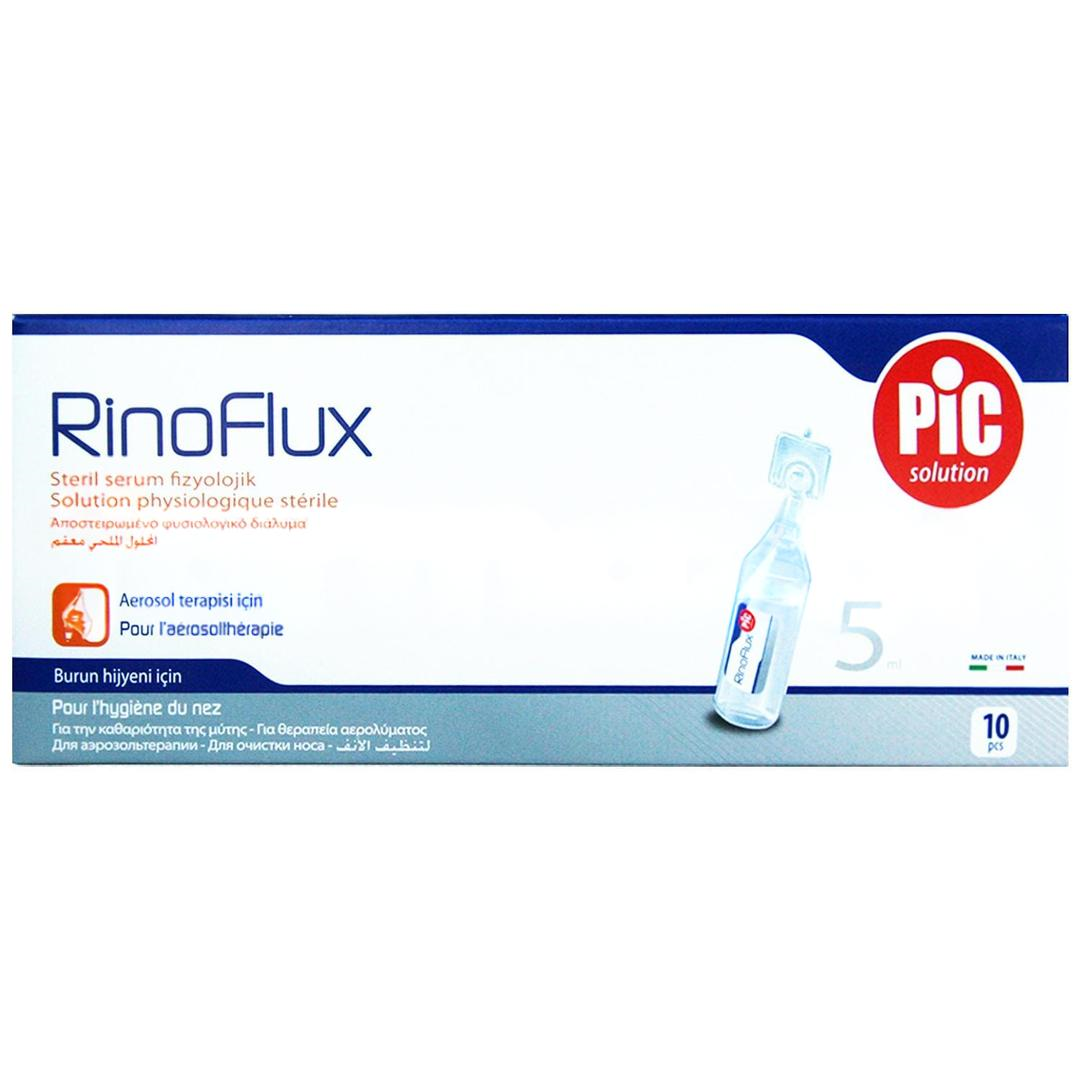 Rinoflux Steril Serum Fizyolojik Damla 10 Flakon