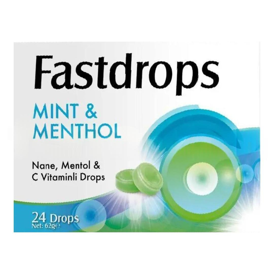 Fast Drops Nane Mentol Pastil 24'lü