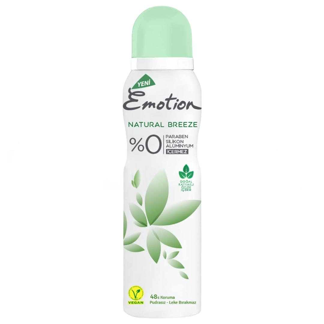 Emotion Natural Breeze Sprey Deodorant 150 ml - 2 Adet