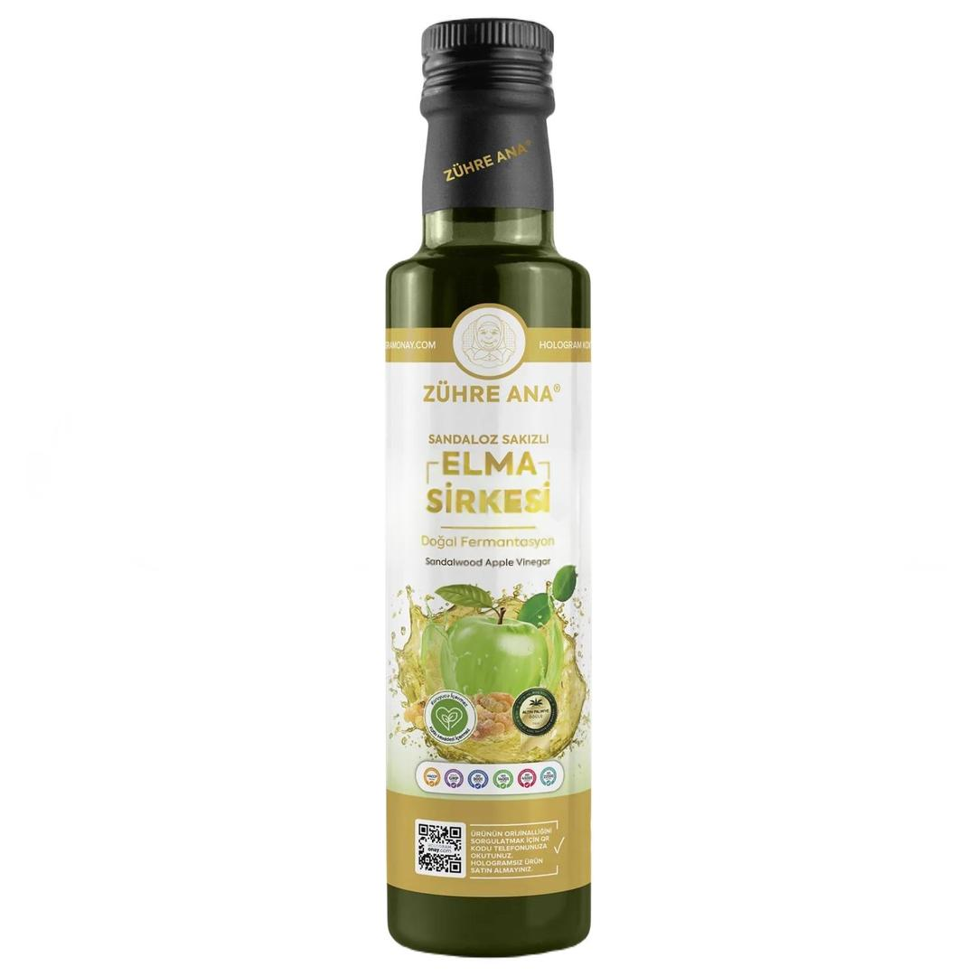 Zühre Ana Sandaloz Sakızlı Elma Sirkesi Doğal Fermantasyon Sandalwood Apple Vinegar 500 ml