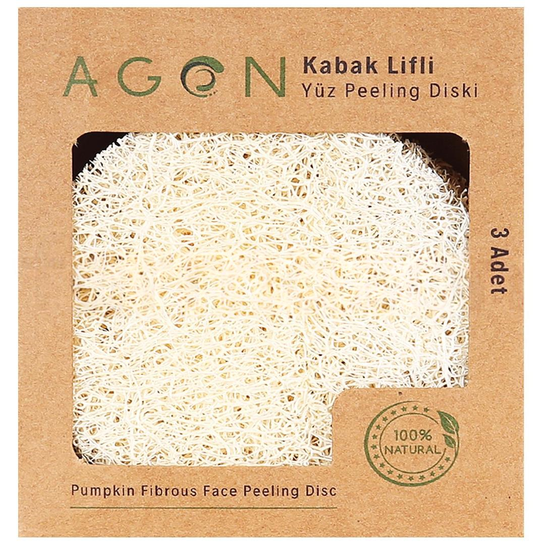 Agon Kabak Lifli Yüz Peeling Diski 3'lü