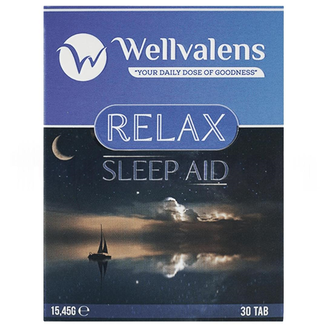 Wellvalens Relax Bitkisel İçerikli Uyku Desteği 30 Tablet