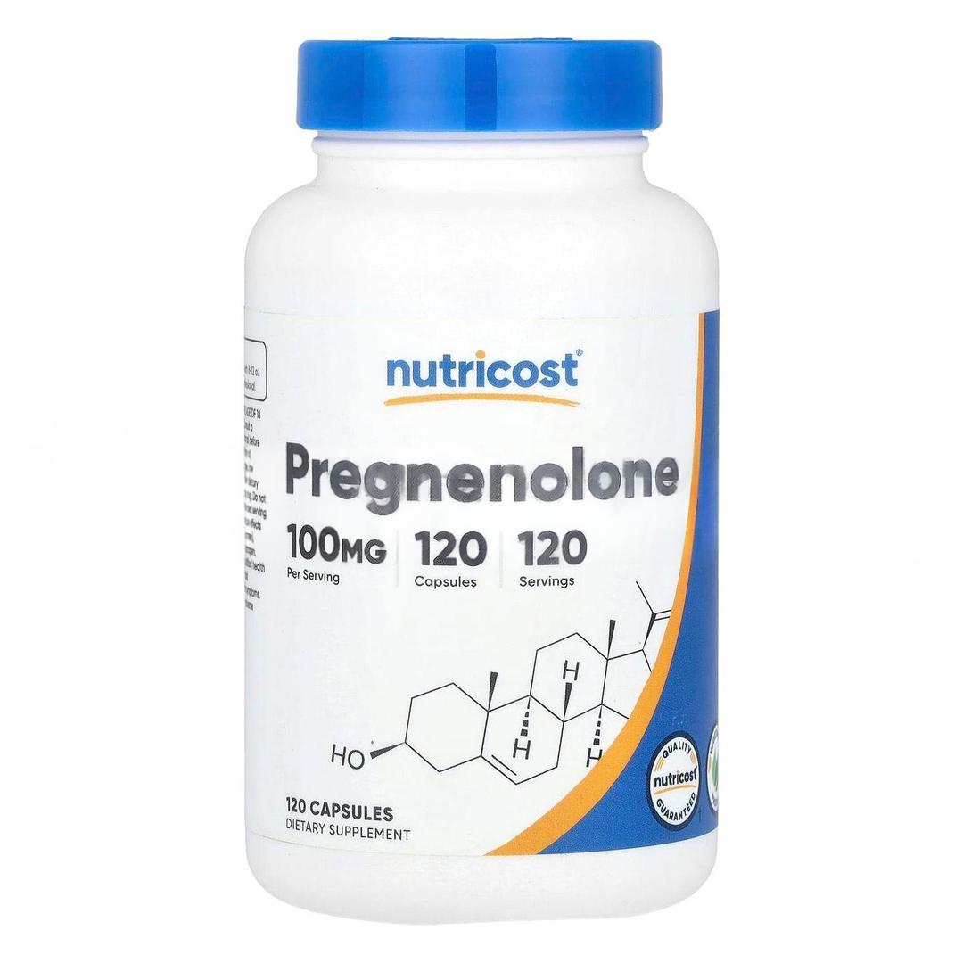 Nutricost Pregnenolone 100 mg 120 Capsules - İthal