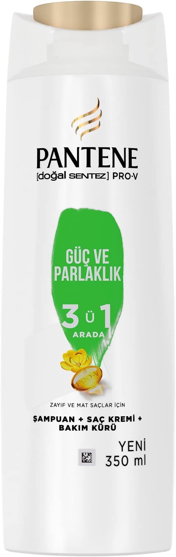 Pantene Doğal Sentez Güç ve Parlaklık Şampuan 350 ml