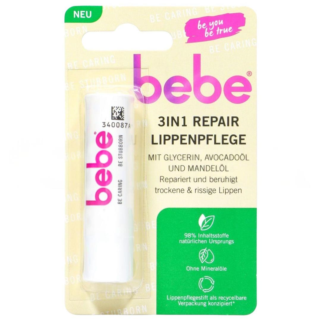 Bebe Onarıcı Koruyucu 3 in 1 Doğal Dudak Bakım Lip 4,9 gr
