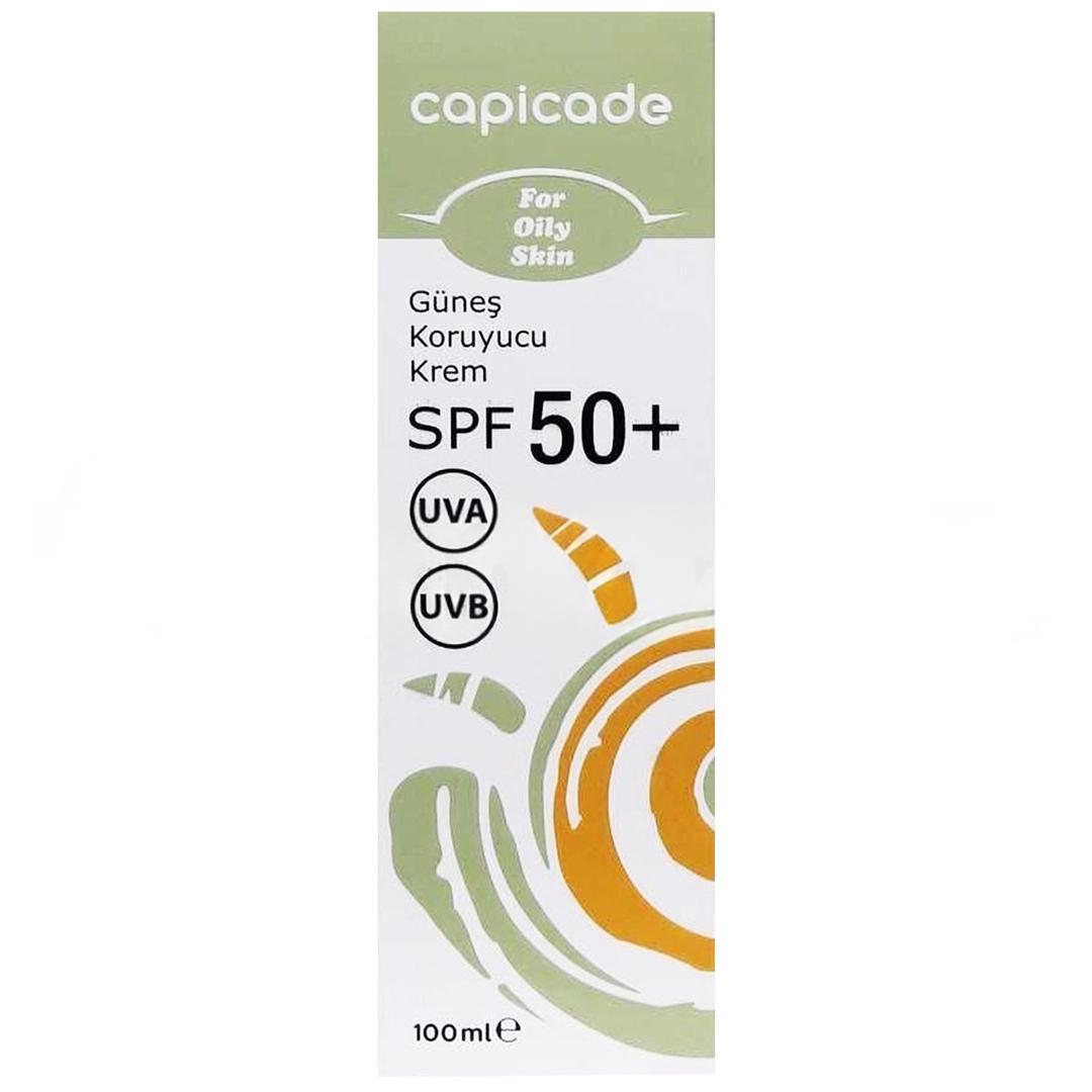 Capicade Güneş Koruyucu Krem Yağlı Ciltler SPF50+ 100 ml - Eski Ambalaj