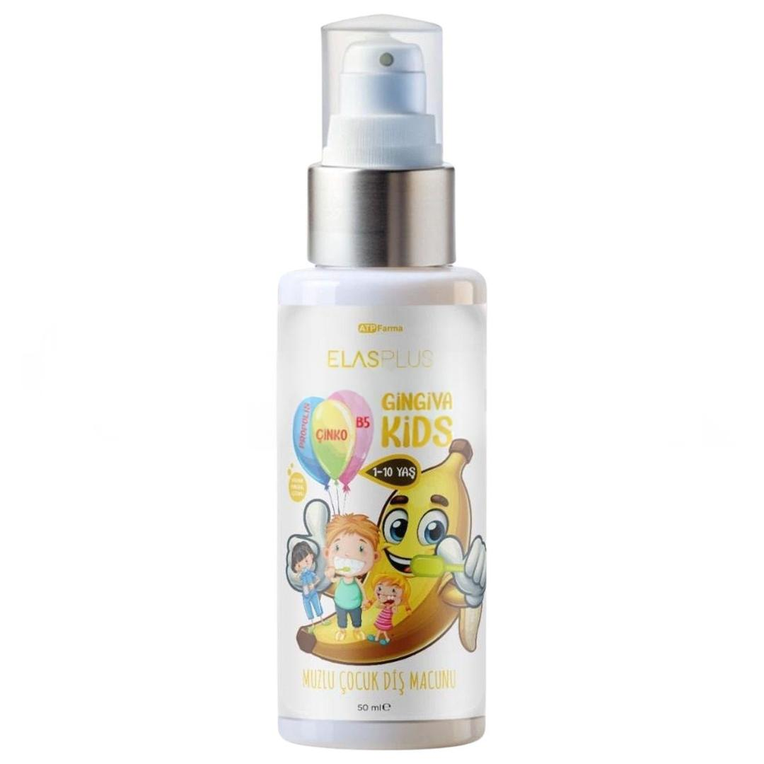 Elas Plus Enamel Kids Diş Macunu Muz Aromalı 50 ml