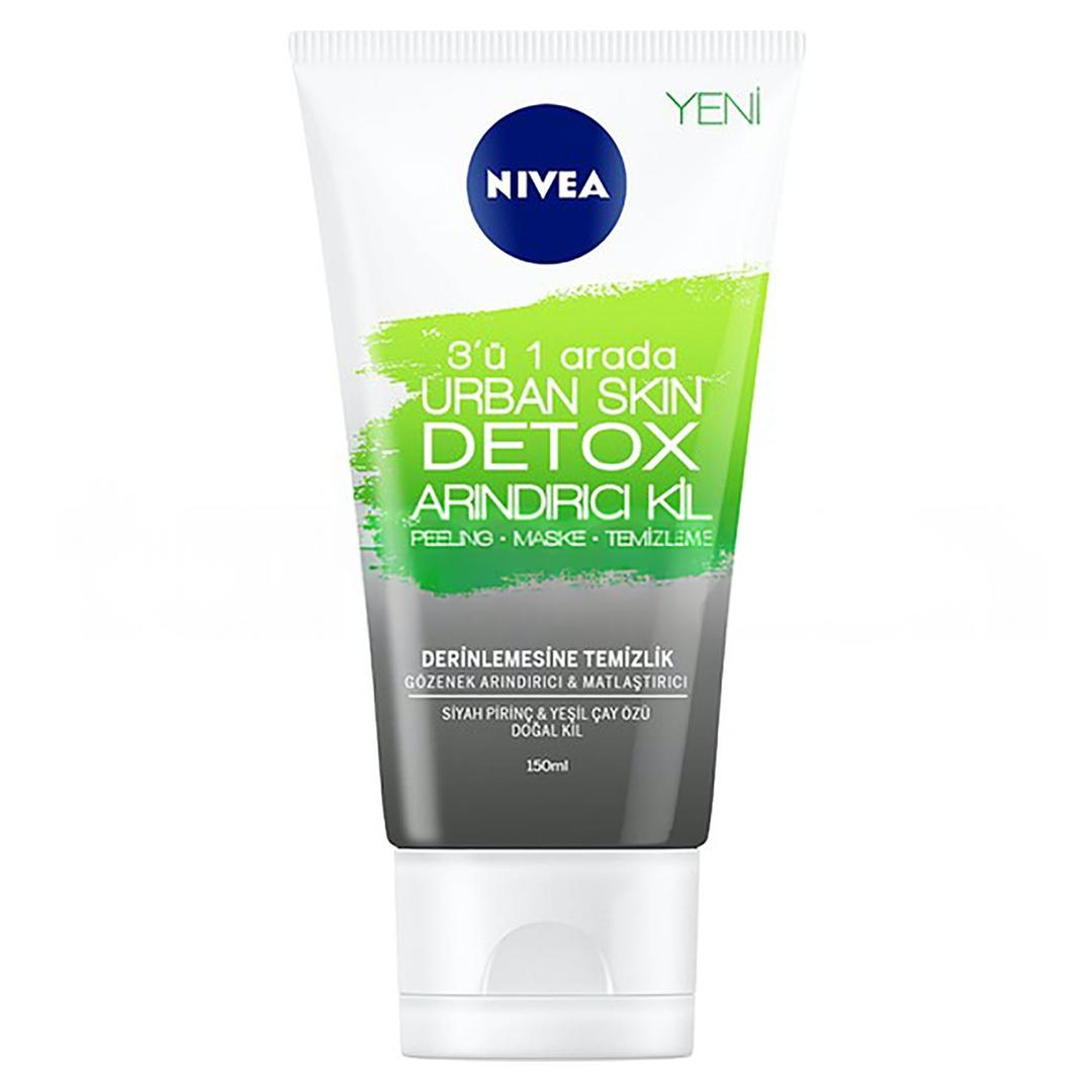 Nivea Urban Skin Detox Kil Maskesi 3’ü 1 Arada Arındırıcı 150 ml