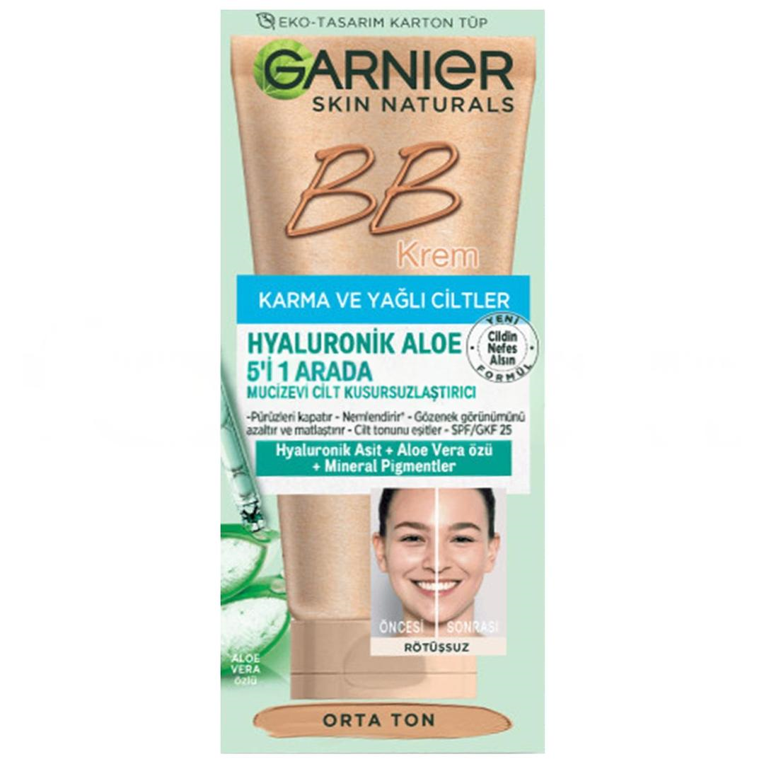 Garnier Hyaluronik Aloe Oil Free BB Krem 50 ml - Orta Ton