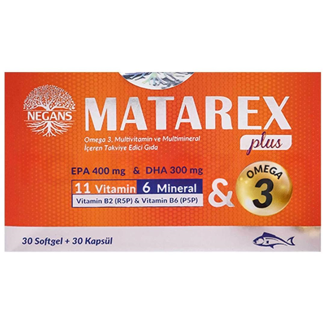 Matarex Plus 30 Softgel + 30 Kapsül
