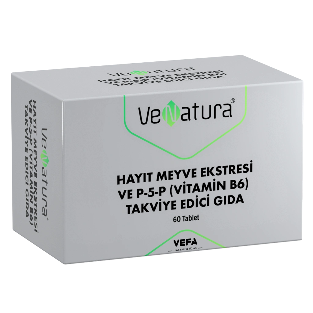 Venatura Hayıt Meyve Ekstresi ve P-5-P (Vitamin B6) Takviye Edici Gıda 60 tablet