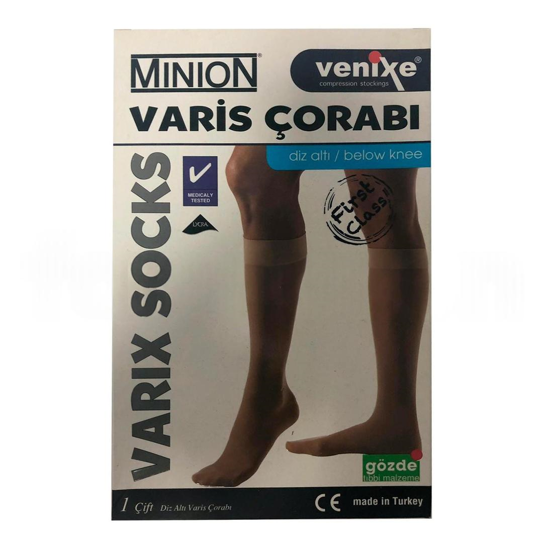 Minion Venixe Varis Çorabı Diz Altı Burun Kapalı CCL1 No: 1